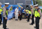 Pastikan Layak Jalan, Sat Lantas Polres Mesuji Gelar Inspeksi Kendaraan Umum